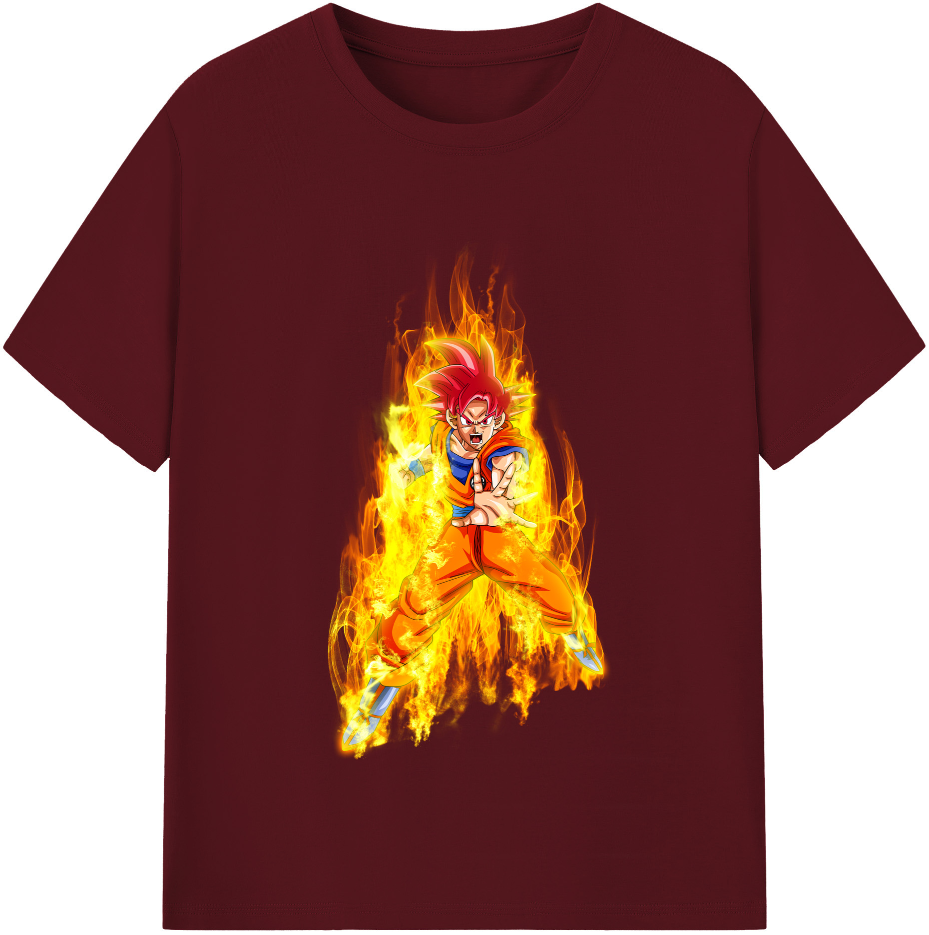 （画像用） ドラゴンボール 孫悟空（そん ごくう）Son Goku カカロット DRAGON BALL Kakarotto 綿100％半袖Tシャツ（フロントプリント）